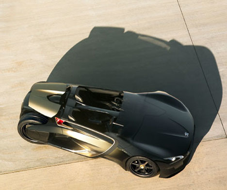 Peugeot Features Ex1 двухместный электрический автомобиль будущего